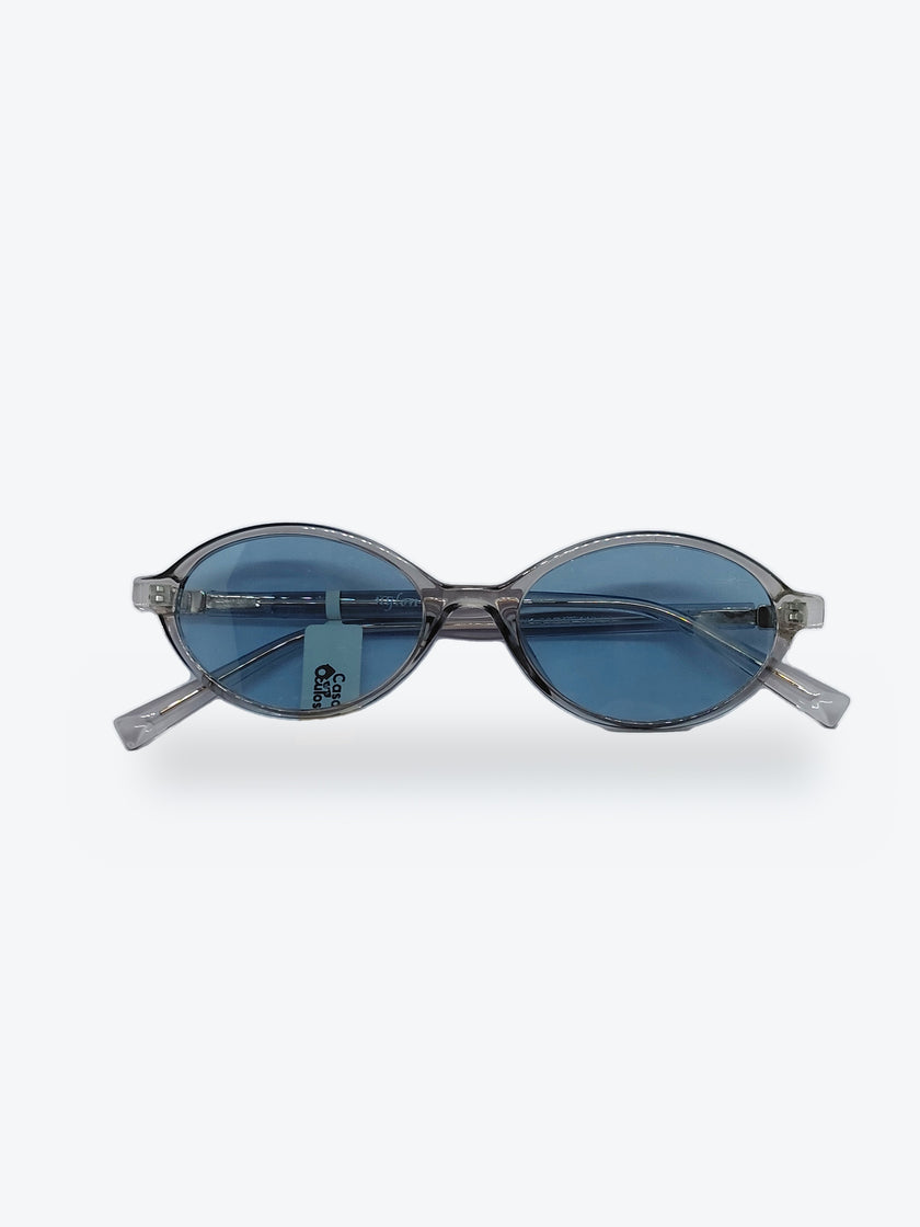 Óculos de Sol AZAK HA20261 Oval Cinza Translúcido e Azul - foto 1