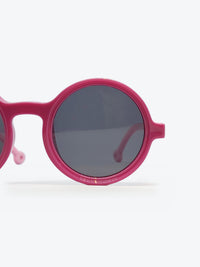 Óculos de Sol AZAK S8315 C30 Redondo Rosa e Rosa Escuro - foto 3