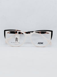 AZAK B-2139 creme e tartaruga - frente