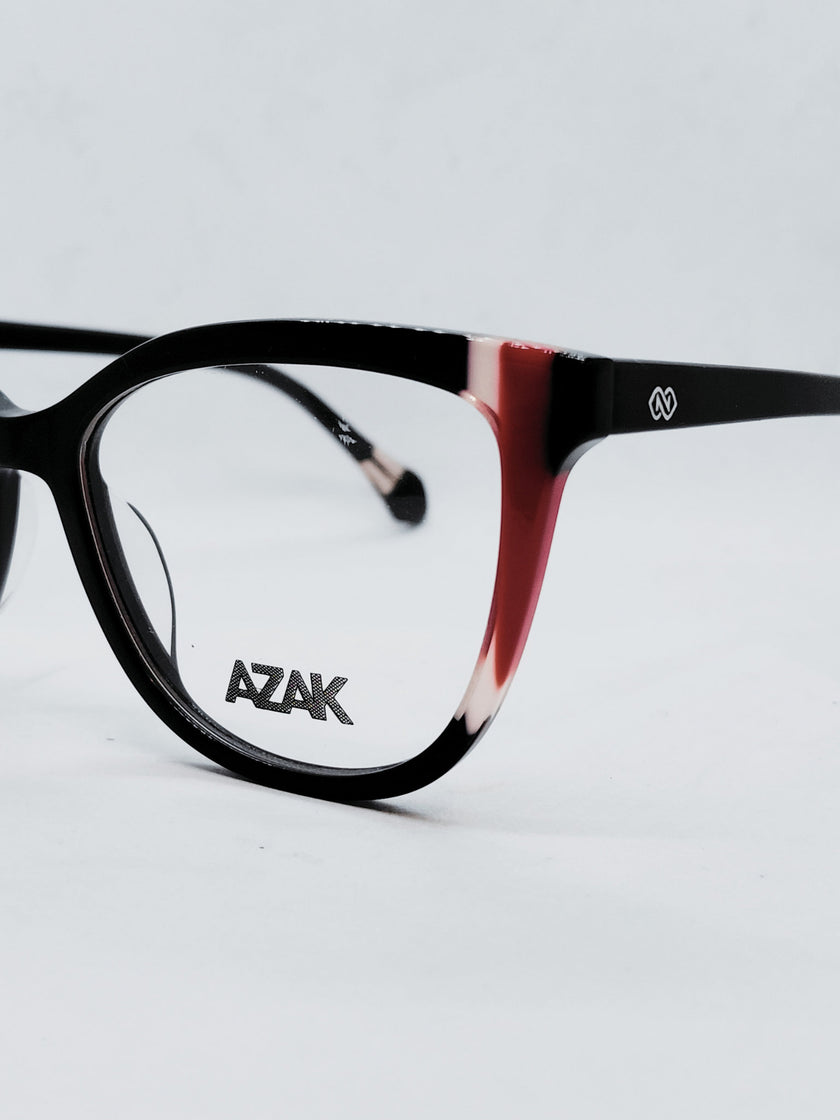 AZAK B-2134 preto e vermelho - frente