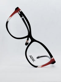 AZAK B-2134 preto e vermelho - haste
