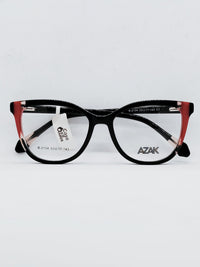AZAK B-2134 preto e vermelho - ângulo