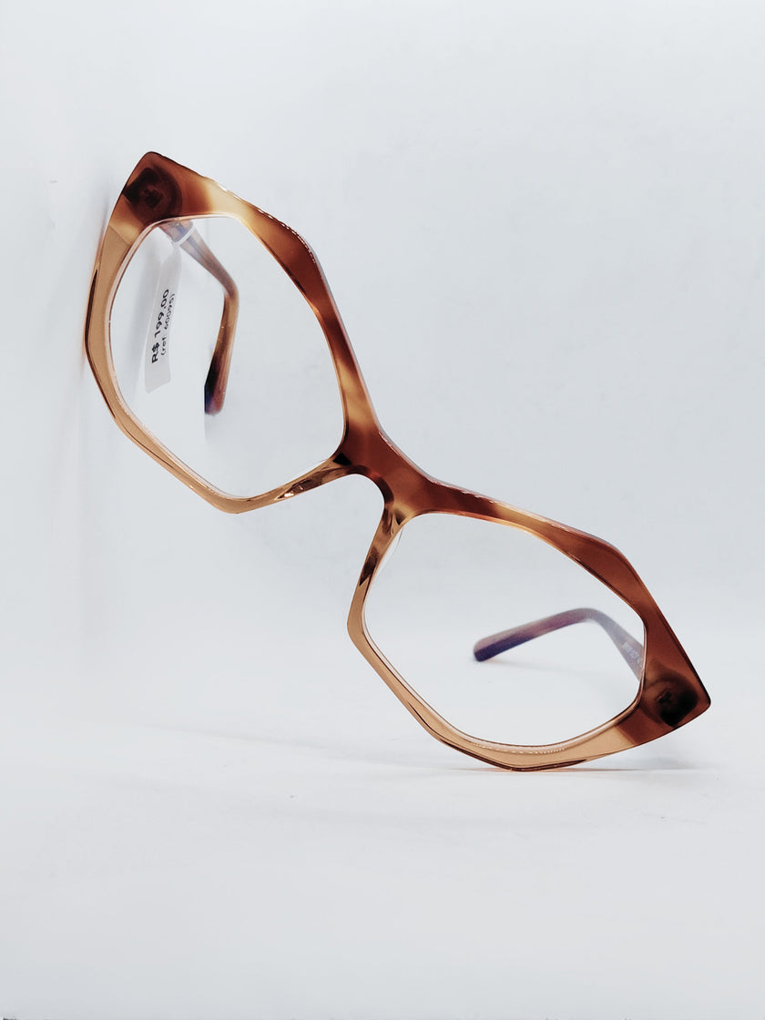 Óculos de Grau BB60095 Geométrico Marrom