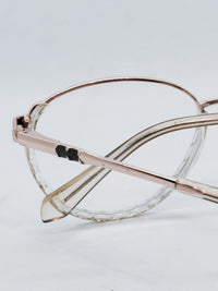 Armação Feminina BR22198 redonda rosé - detalhe da haste