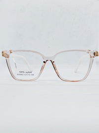 Armação Feminina BS9082 Quadrada Rosé Translúcida