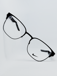 Armação Masculina Nike 8156 Retangular Preto e Cinza - foto 5