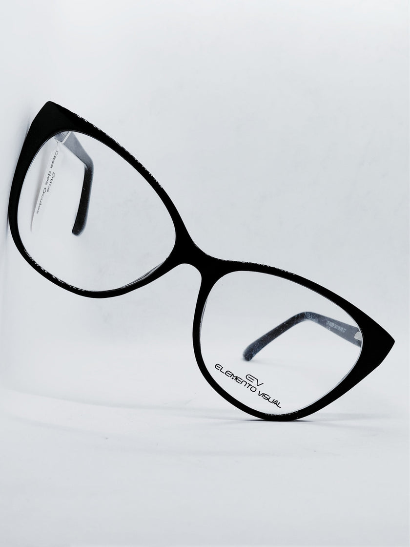 Óculos de Grau Elemento Visual CF-A5209 Gatinho Preto