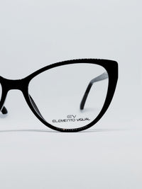 Armação Feminina Elemento Visual CF-A5243 Gatinho Preto