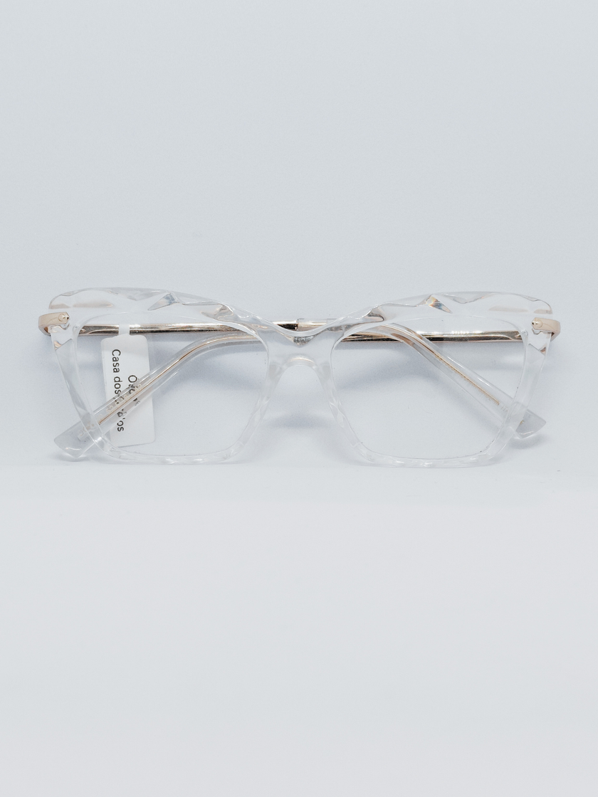 Armação Gatinho DG5020 Cristal Transparente
