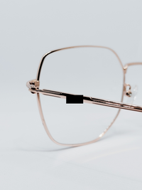 Armação Feminina 814 Quadrada Rosé
