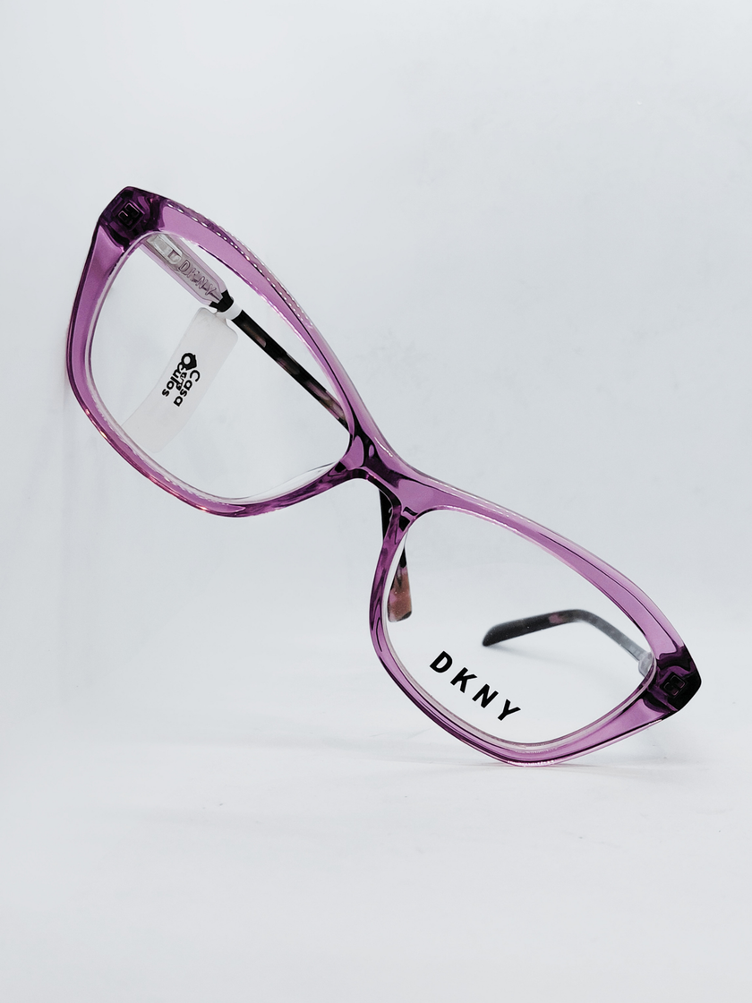 Armação DKNY DK5042 feminina roxo translúcido - frente