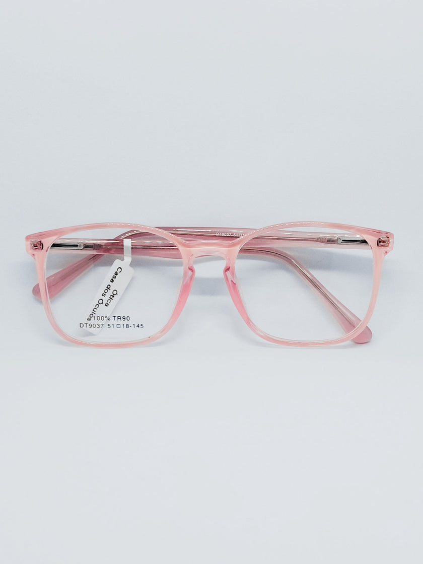 Óculos DT9037 rosé - dobrado