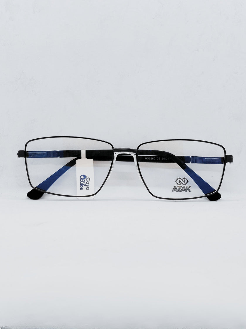 Armação Masculina AZAK HS2280 Retangular Preta