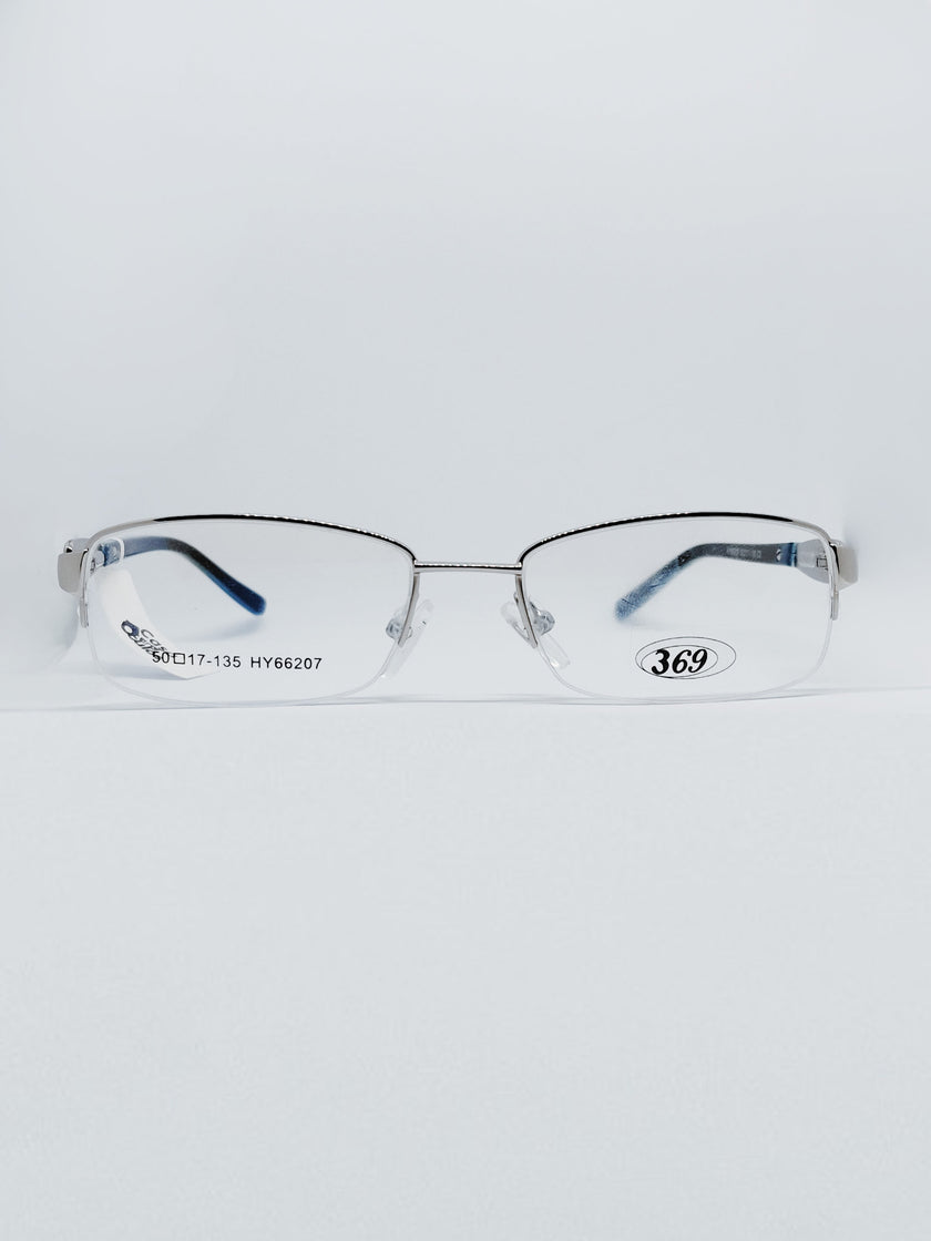 HY66207 prata e azul - frente detalhe