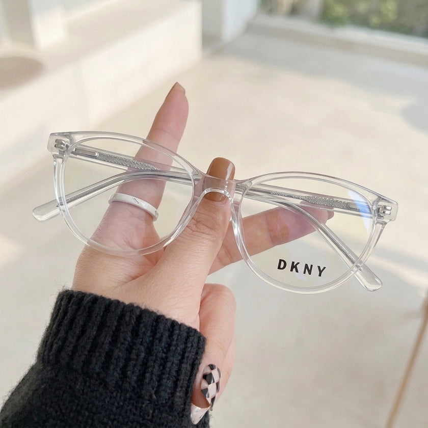 Armação Feminina DKNY DK5039 Oval Cristal - na mão