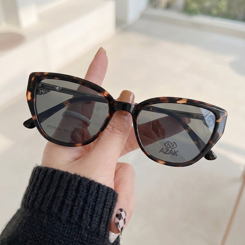 Óculos de Sol AZAK PZ10262 Tartaruga Gateado - na mão