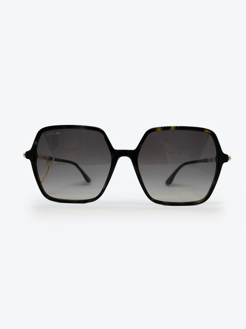 Óculos de Sol Lacoste L6079S Geométrico ou Sextavado Tartaruga - foto 2
