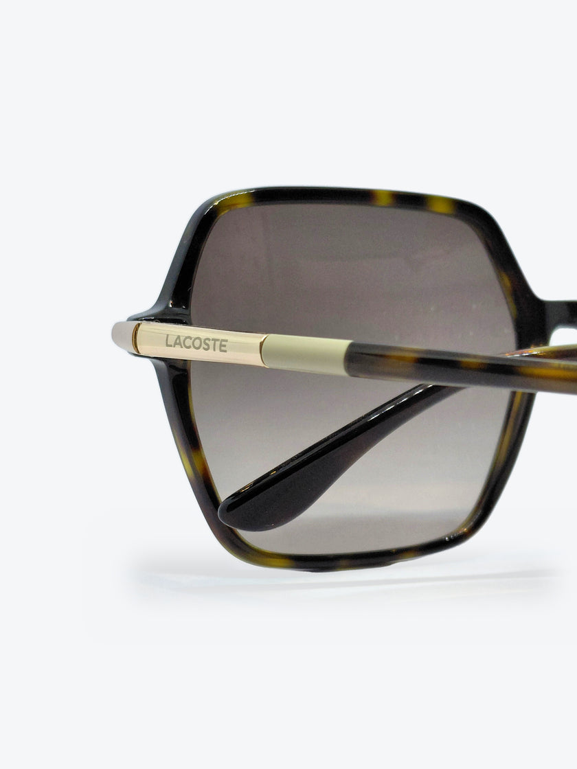 Óculos de Sol Lacoste L6079S Geométrico ou Sextavado Tartaruga - foto 4