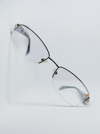 Armação MC2104 Italian Design Retangular Prata