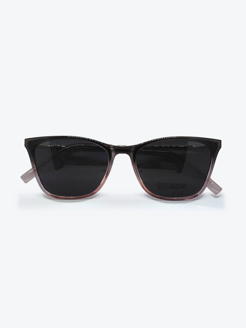 Armação Feminina AZAK SZ4305 C1 Gatinho Dourado, Bege e Rosa com Clip-on - foto 1