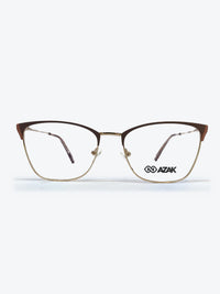 Armação Feminina AZAK SZ4305 C1 Gatinho Dourado, Bege e Rosa com Clip-on - foto 2