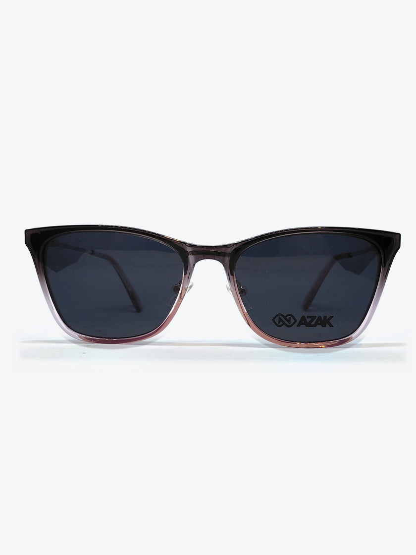 Armação Feminina AZAK SZ4305 C1 Gatinho Dourado, Bege e Rosa com Clip-on - foto 3