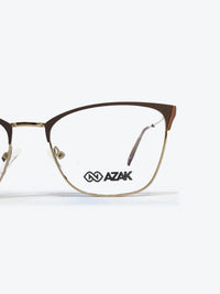 Armação Feminina AZAK SZ4305 C1 Gatinho Dourado, Bege e Rosa com Clip-on - foto 8
