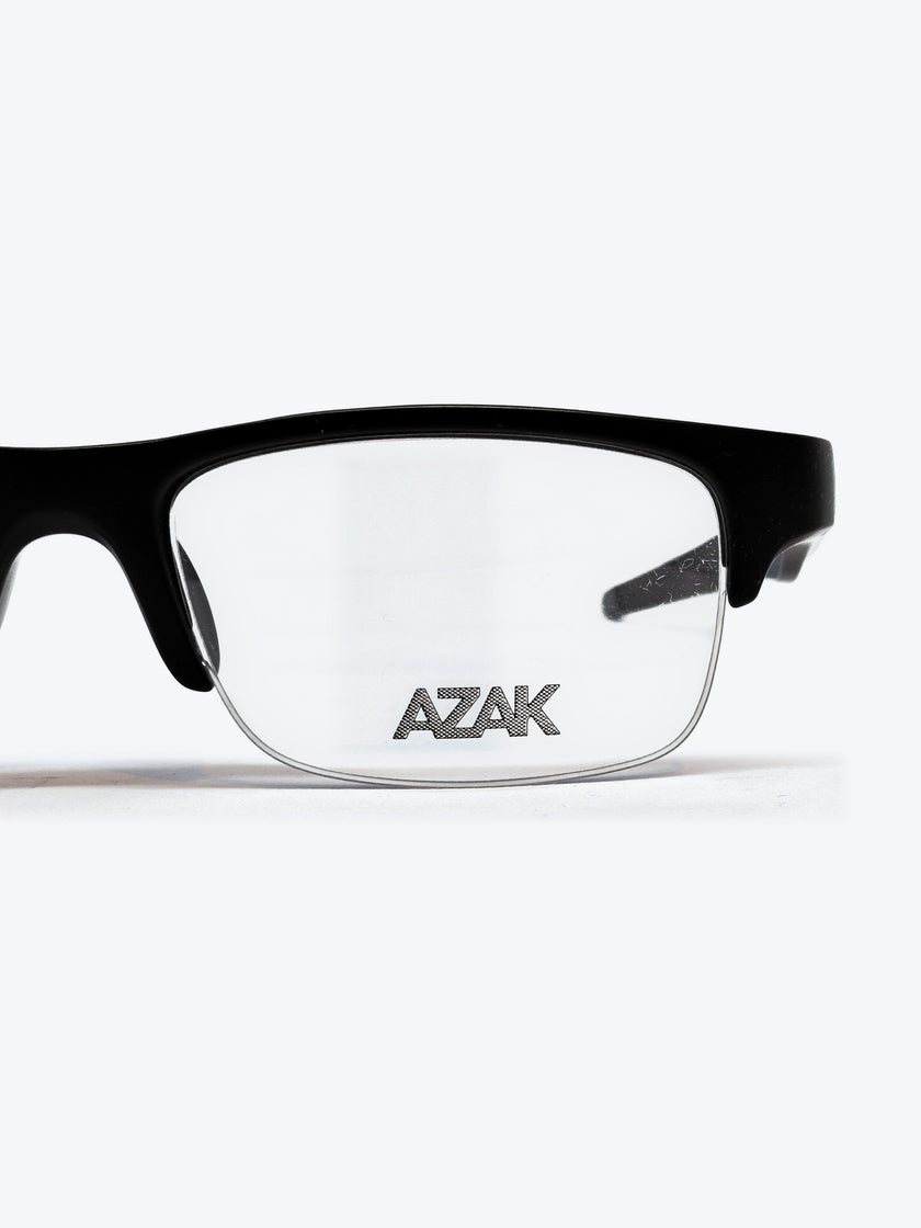 Armação Masculina AZAK H0692 Meio Aro (fio de nylon) Preto - foto 3