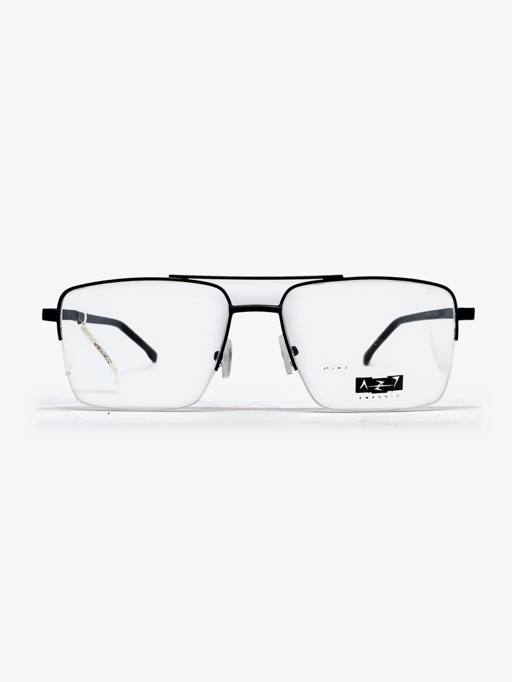 Armação Masculina AZAK HZ7847 Meio Aro (fio de nylon) Preto - foto 1
