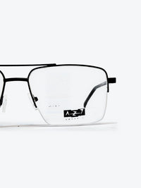 Armação Masculina AZAK HZ7847 Meio Aro (fio de nylon) Preto - foto 3