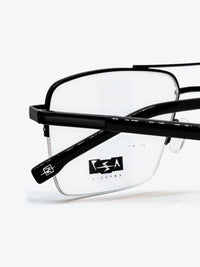 Armação Masculina AZAK HZ7847 Meio Aro (fio de nylon) Preto - foto 4