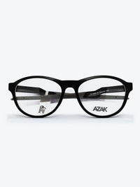 Armação Masculina AZAK FZ7806 Oval Preto e Cinza - foto 2