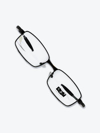 Armação Masculina AZAK YZ24190 Retangular Cinza e Preto - foto 5