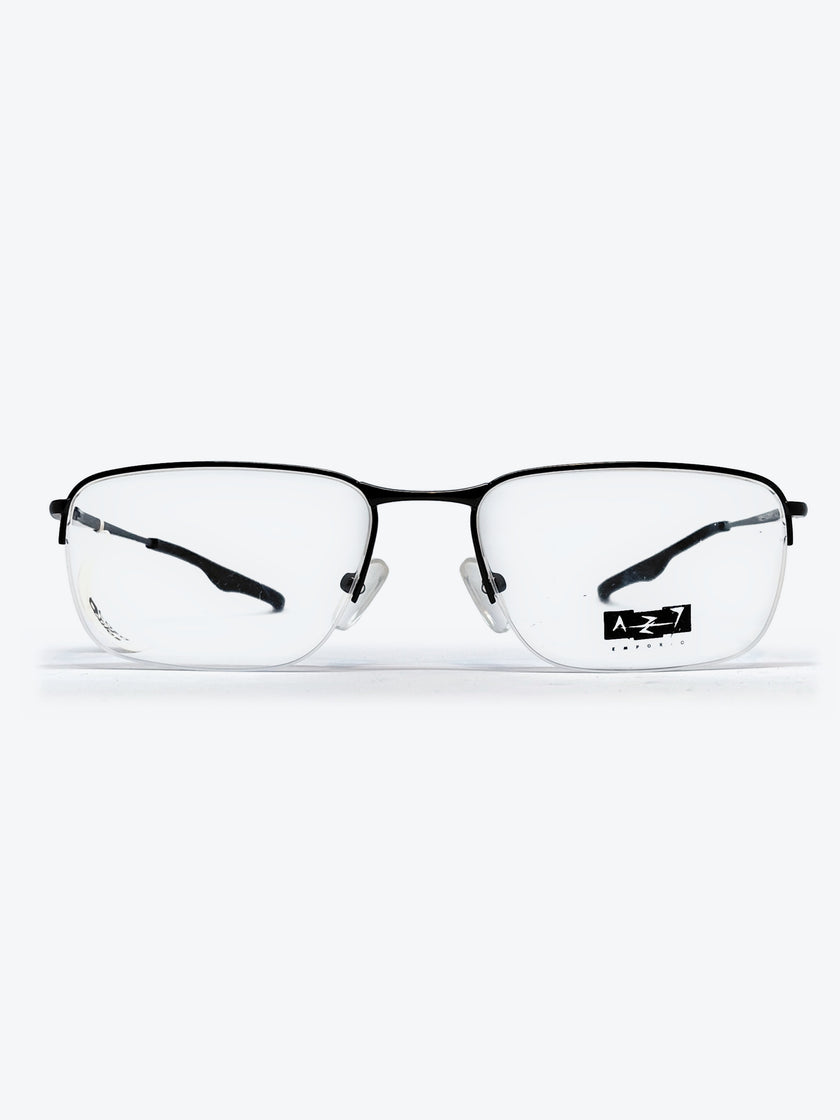 Armação Masculina AZAK YZ4208 Meio Aro (fio de nylon) Preto - foto 1