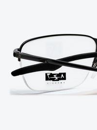 Armação Masculina AZAK YZ4208 Meio Aro (fio de nylon) Preto - foto 4