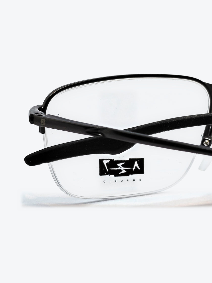 Armação Masculina AZAK YZ4208 Meio Aro (fio de nylon) Preto - foto 4