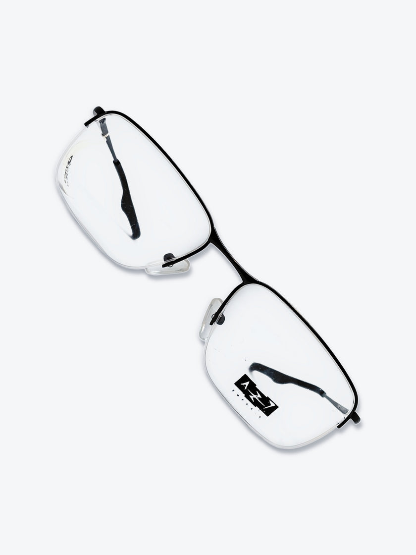 Armação Masculina AZAK YZ4208 Meio Aro (fio de nylon) Preto - foto 5