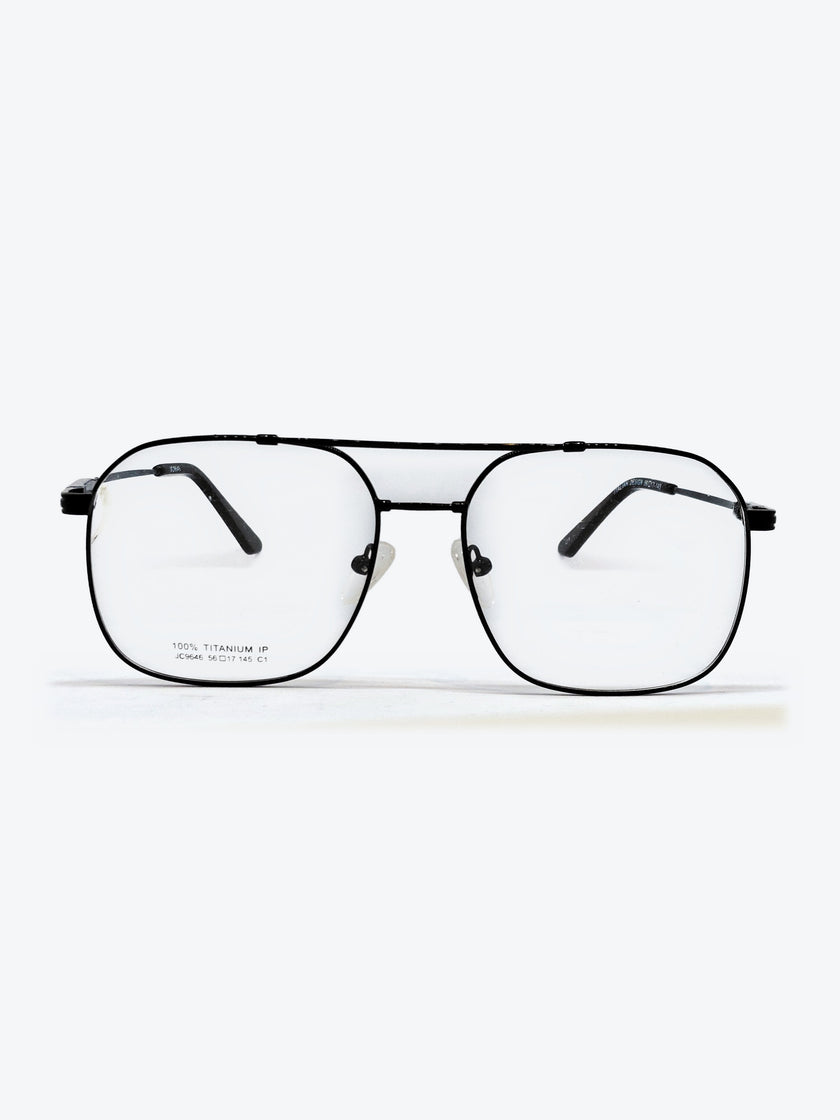 Armação Masculina JC9646 Aviador Preto - foto 1