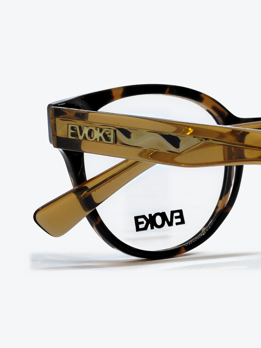 Armação Feminina Evoke DX190 Redonda Preto e Tartaruga - foto 4