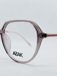 Armação Feminina AZAK 16768 Rosé Translúcida