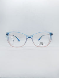 Armação Feminina AZAK HR-ZM150 Azul e Rosé Gateada