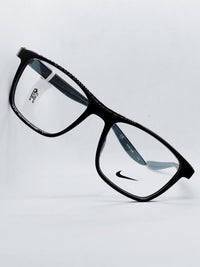 Armação Masculina Nike 7038 Retangular Preta Fosca