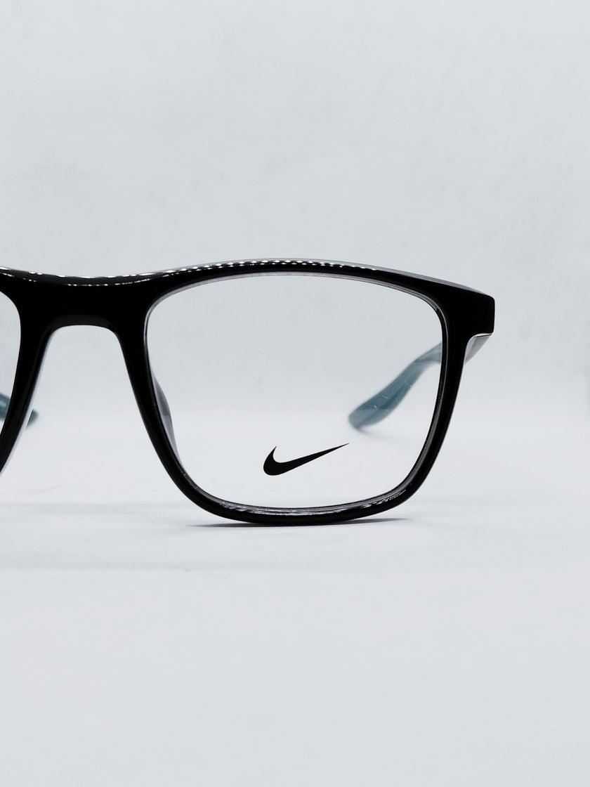 Armação Masculina Nike 7038 Retangular Preta Fosca
