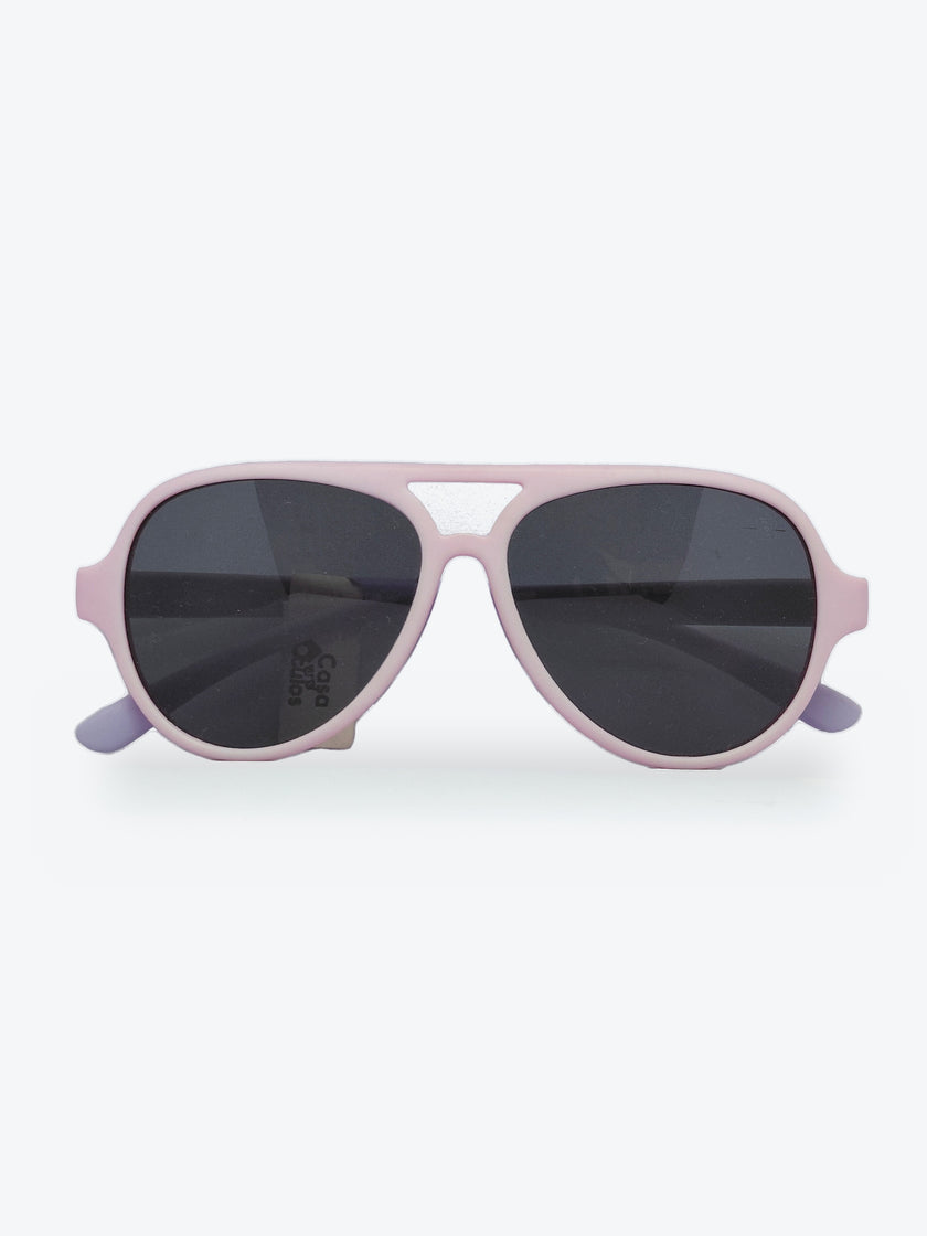 Óculos de Sol S893 C42 Aviador Roxo e Rosa Bebê - foto 1