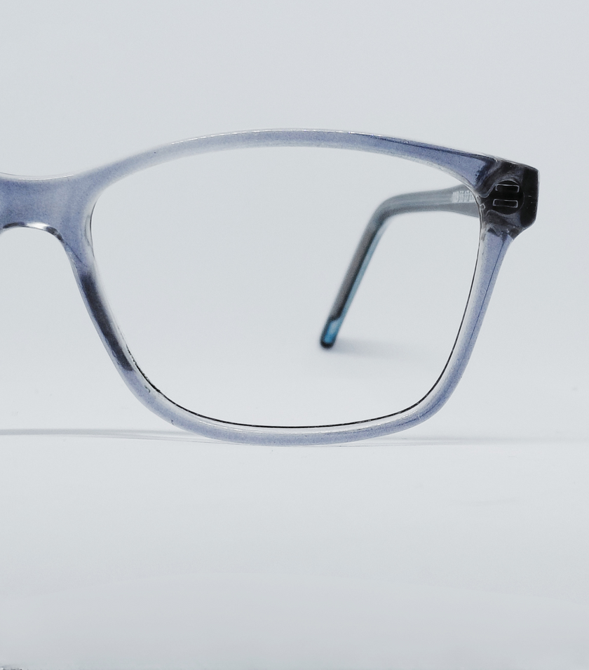 Óculos Optic Concept 1019 Quadrado Azul Acinzentado