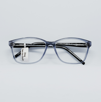 Óculos Optic Concept 1019 Quadrado Azul Acinzentado