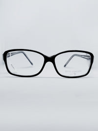 Óculos de Grau Optic Concept 1020 Retangular Preto — frente