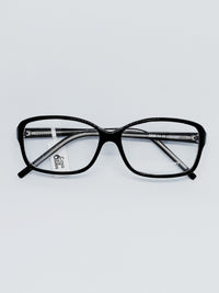 Óculos de Grau Optic Concept 1020 Retangular Preto — frente 2