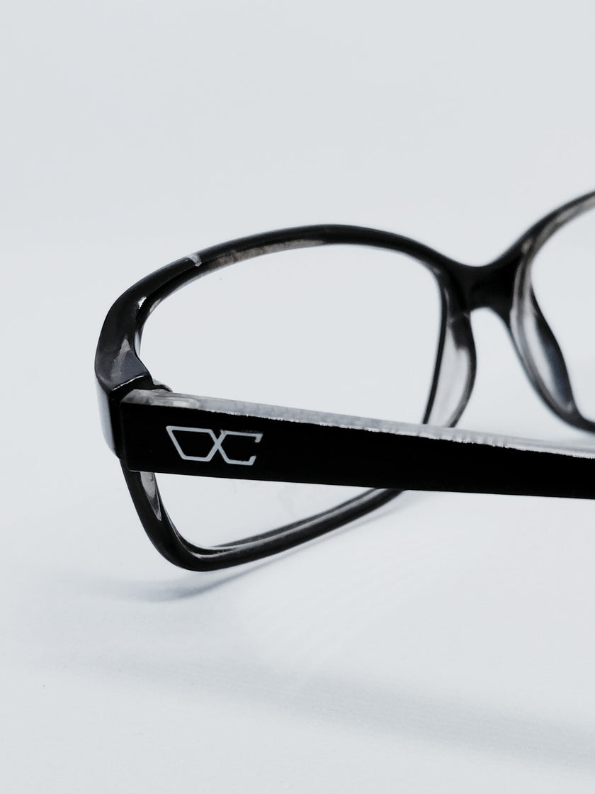 Óculos de Grau Optic Concept 1020 Retangular Preto — haste