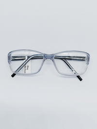 Óculos de Grau Optic Concept 1021 Retangular Cristal — frente 2